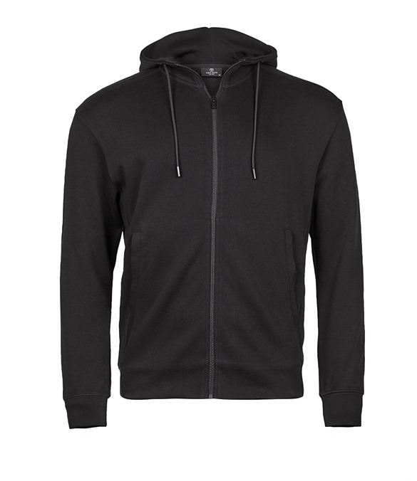 Ribbed interlock hooded full-zip (5508)