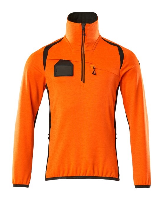 Mens Mascot Accelerate Safe Fleece Jumper With Half Zip