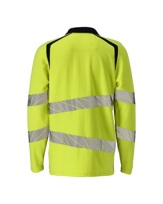 Mens Mascot Accelerate Multisafe Polo Shirt, Long-Sleeved