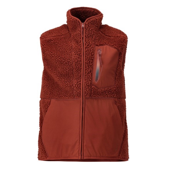 Mens Mascot Customized Pile Gilet With Zipper