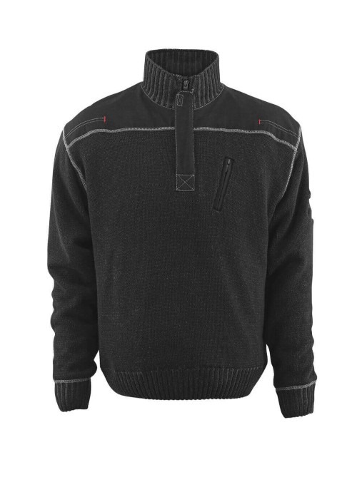 Mascot Naxos Frontline Knitted Jumper With Half Zip