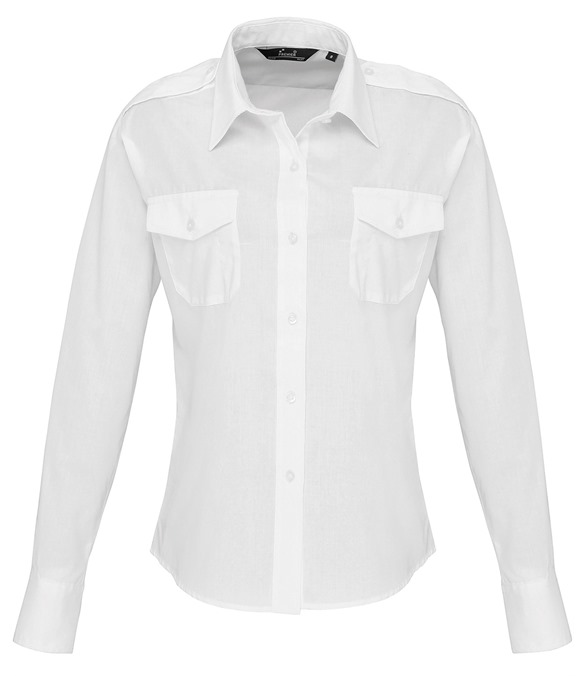 Women's long sleeve pilot shirt