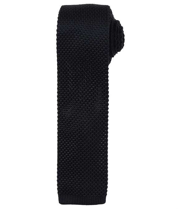 Slim knitted tie