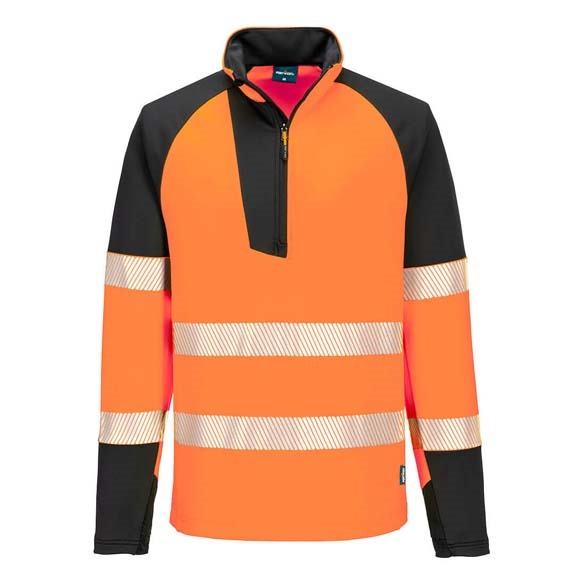 PW3 Hi-Vis 1/4 Zip Sweatshirt