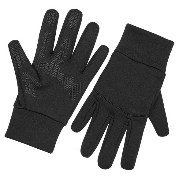 Softshell sports tech gloves