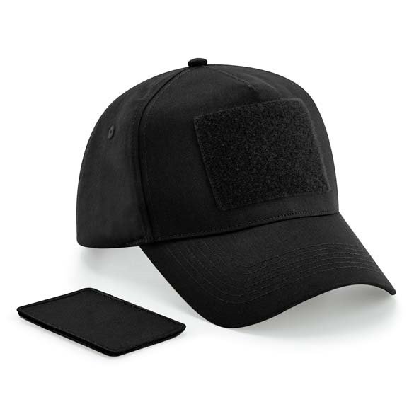 Removable patch 5-panel cap