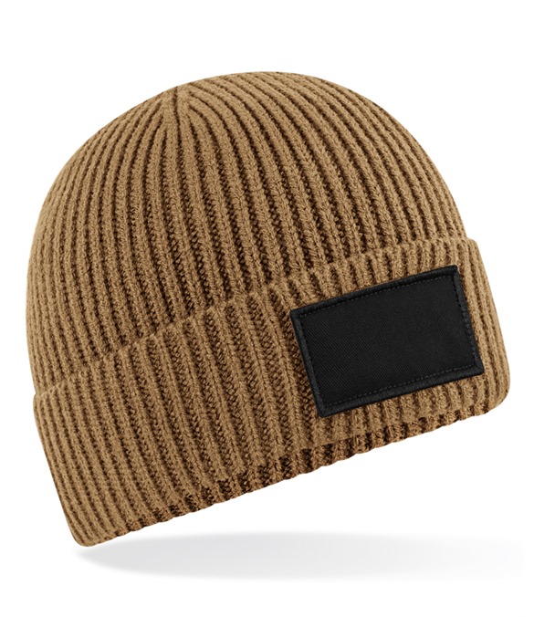 Fashion patch beanie