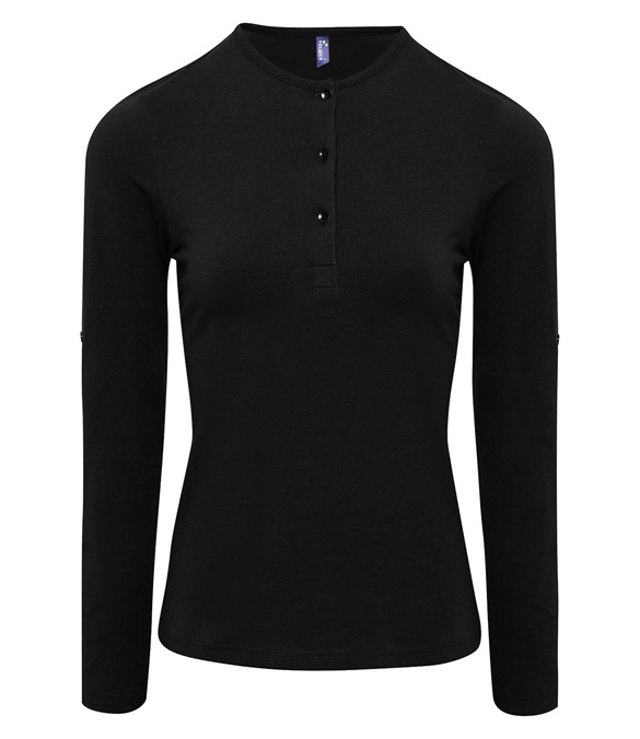 Women&#39;s Long John roll-sleeve tee