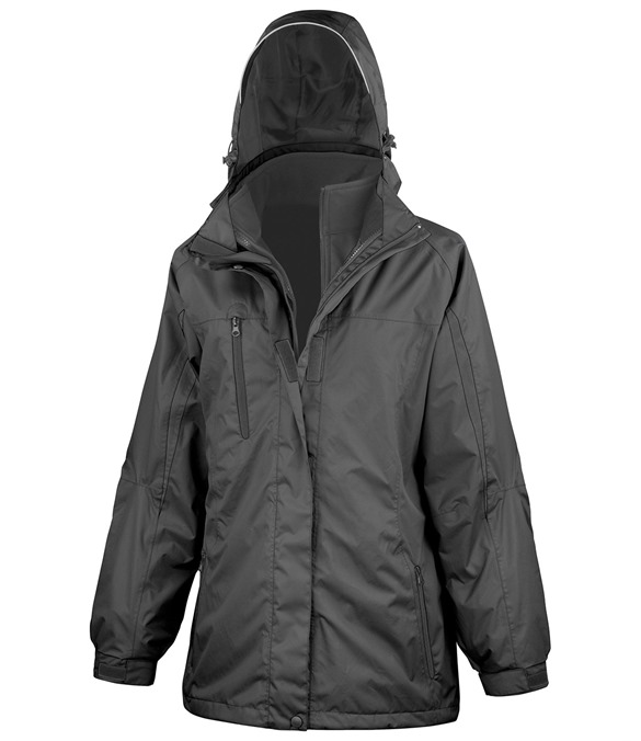 Women&#39;s 3-in-1 journey jacket with softshell inner