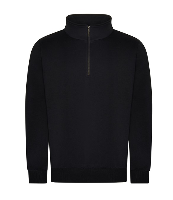 Pro ?-neck zip sweatshirt