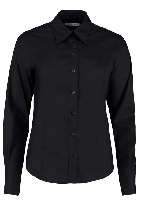 Women&#39;s corporate Oxford blouse long-sleeved (tailored fit)