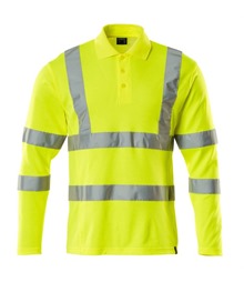 Mascot Safe Classic Polo Shirt, Long-Sleeved