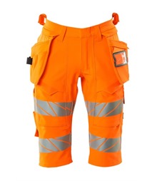 Mens Mascot Accelerate Safe Shorts, Long, With Holster Pockets