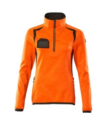 Womens Mascot Accelerate Safe Fleece Jumper With Half Zip