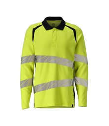 Mens Mascot Accelerate Multisafe Polo Shirt, Long-Sleeved