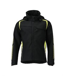 Mens Mascot Accelerate Safe Softshell Jacket With Hood