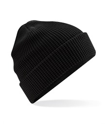 Organic cotton waffle beanie