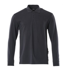 Mens Mascot Manila Crossover Polo Shirt, Long-Sleeved