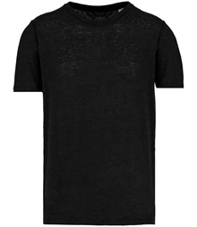 Spasso Crew Neck Linen T-Shirt