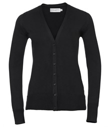 Women's v-neck knitted cardigan