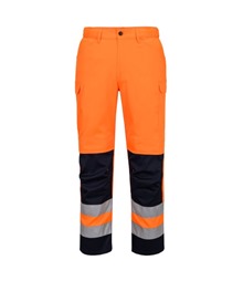 Hi-Vis Mesh Panel Trousers