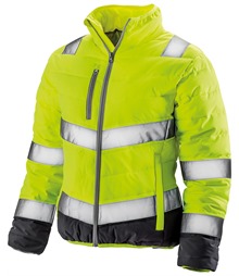 Women's soft padded safety jacket