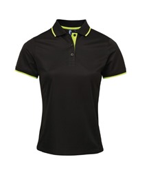 Women's contrast Coolchecker? polo