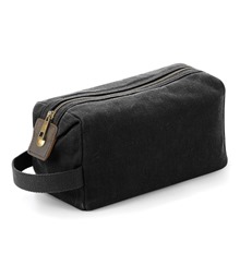 Heritage waxed canvas wash bag