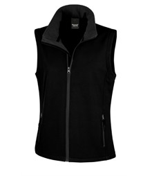 Women's printable softshell bodywarmer