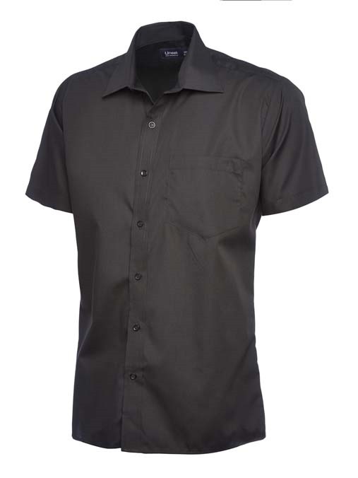 Mens Poplin Half Sleeve Shirt